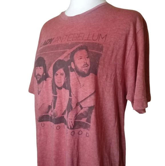 Lady Antebellum You Look Good 2017 Concert Tour Shirt Size Large Tultex - Picture 4 of 7